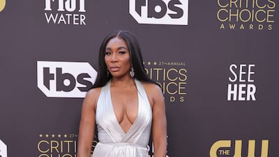 Venus Williams attends wearing Atelier Versace. AFP