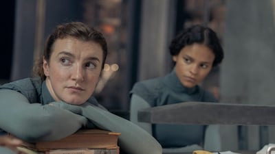 Faoileann Cunningham, left, plays Sister Jen in the series Dune: Prophecy. Photo: Warner Brothers