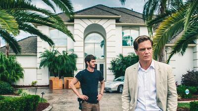 Ramin Bahrani’s 99 Homes starring Andrew Garfield, left, and Michael Shannon. Hooman Bahrani / Vesic Photography