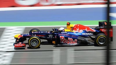 Two-time Formula One champion Sebastian Vettel will try to make it three wins in three years at the European Grand Prix after qualifying for the top spot at the street circuit in Valencia, Spain.