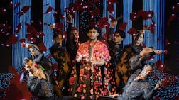 Singers, dancers and acrobats form the backbone of Up in the Sky, a two-hour production built around continuous movement and live performance. Photo: Billionaire Dubai