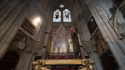 The chair was made around the year 1300 for King Edward I