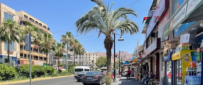 A street in central Aqaba, the port city on which Jordan is pinning its economic hopes. The National