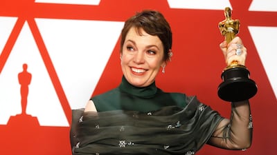Olivia Colman beat out frontrunner Glenn Close to be named Best Actress in 2019. EPA