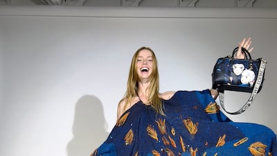 Several of the pieces are decorated with embellished fireworks