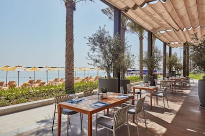 Origins restaurant at Vida Beach Resort Umm Al Quwain. Photo: Vida Beach Resort Umm Al Quwain