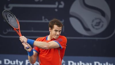 Andy Murray returns to the Dubai Duty Free Tennis Championships for the first time since 2012, the year he finished runner-up to Roger Federer. Courtesy of Dubai Duty Free Tennis Championships