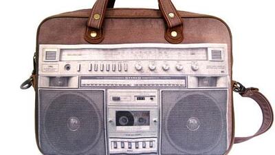 The ever-popular Sarah's Bag has released yet another hit, and this time both men and women can enjoy it. These unisex laptop bags add some flair to your average black zip-up and lend a vintage feel to any outfit. Available in typewriter and stereo styles. Dh1450, Marami, Dubai Mall, 04 434 3536