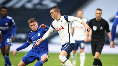 Giovani Lo Celso - 6. Made a good intervention to thwart a Leicester attack and showed some crisp passing before being replaced minutes into the second half. EPA