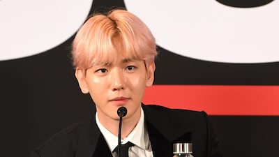 Exo's Baekhyun. AFP