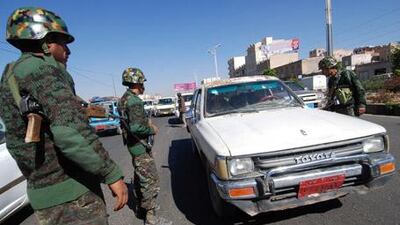 Yemeni soldiers man a checkpoint in Sana'a on February 4, 2010. Yemen did not exist as a coherent political unit until 1990, and tribes and other factions here have traditionally been strong and, crucially, armed.