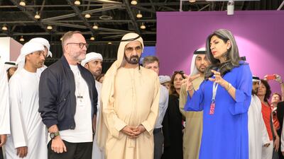 Sheikh Mohammed bin Rashid visited Art Dubai.