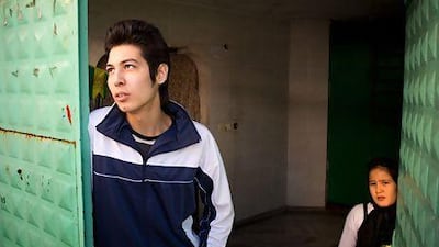 Sajjad Ramizani,an Afghan refugee, stays at a shelter under a mosque at Zeytinburnu district.