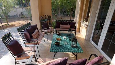 Outdoor seating area