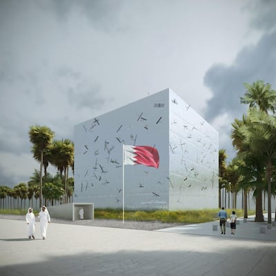 How the Bahrain Pavilion at Expo 2020 Dubai will look. Courtesy: Bahrain Expo 2020 Dubai