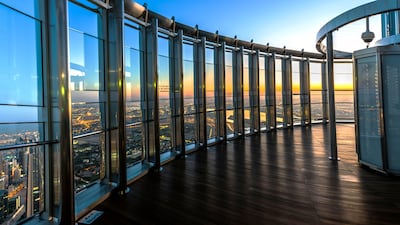 Sunrise sessions at Burj Khalifa’s At the Top observatory are available during the winter months from 5.30am and include breakfast at The Cafe. Courtesy Emaar Properties