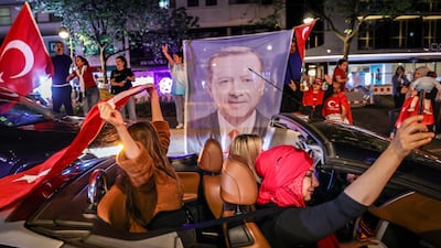 Turkey's President Recep Tayyip Erdogan enjoys strong support among the Turkish diaspora in Germany. Getty Images
