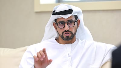 Rashed Al Omaira, acting director general of Abu Dhabi Real Estate Centre, says demand for property is growing in Abu Dhabi. Victor Besa / The National