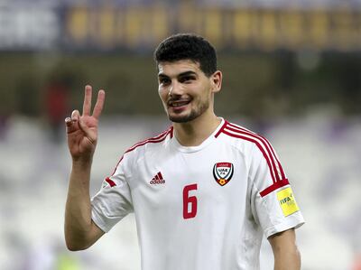 Mohanad Salem has been a key part of the UAE's central defensive partnership alongside Ismail Ahmed Chris Whiteoak / The National