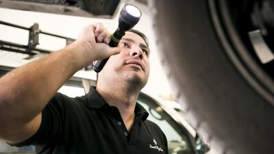 Alexander Kappes, co-founder of Scout My Car, a startup in Dubai which arranges inspections for people looking to buy a car on the private second-hand market. Reem Mohammed / The National