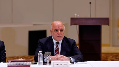 Iraq Prime Minister Haider Al Abadi. AP