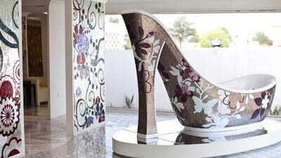 Audrey bathtub, starting at Dh115,000 depending on the design and size, SICIS The Art Mosaic Factory, Jumeirah 3, Villa No 12, corner of Umm al Sheif and Jumeirah Road, Dubai, 04 395 3835