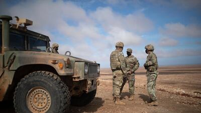 The Pentagon says some military equipment in the Middle East will return to the US for maintenance, with some troops to be sent elsewhere. AP