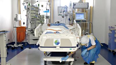 Experts say infection control is central to good health care, and terminal cleaning – where powerful detergents are used to eradicate all germs – is vital if sterile conditions are to be maintained. Jeff Topping / The National