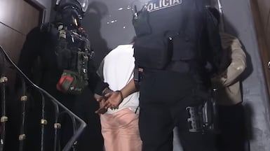 Spanish police arrest a suspected member of a people smuggling gang. Photo: Europol
