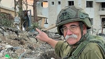 Israeli researcher Ze'ev Erlich seen in IDF uniform on November 20, 2024, hours before he was killed in an ambush by Hezbollah operatives. Photo: X