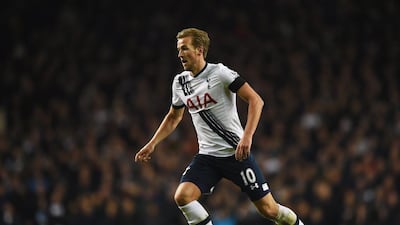Harry Kane of Tottenham Hotspur shown during a Premier League match against West Ham in November. Shaun Botterill / Getty Images