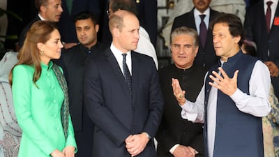 Prime Minister Imran Khan was a close friend of Prince William's mother, Princess Diana. Getty Images