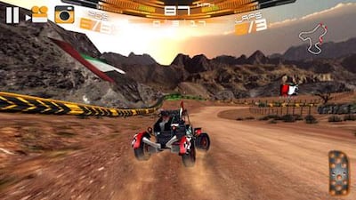 Screen grab of Badayer Racing available on iTunes and Google Play.