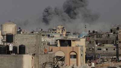 Palestinian officials reported more than 50 killed across the Gaza Strip on Friday. AP