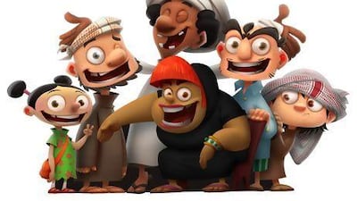 The Shaabiat Al Cartoon characters. Courtesy of Marina Mall