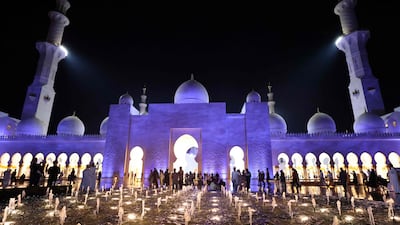 The Sheikh Zayed Grand Mosque in Abu Dhabi. AFP