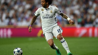 Marcelo claims another Champions League trophy in 2016-2017. Getty