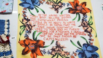 Part of the Tiny Pricks Project exhibition in New York. Yvonne Tnt / Courtesy Tiny Pricks Project