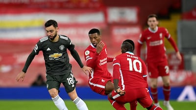 Bruno Fernandes - 5. Transformed United since signing a year ago but poor in this huge game. Lost his man and limited impact. United’s best first half effort with a free kick but very poor and United’s first shot on target after 64. Side-footed a chance after a fast United attacked but well saved by Allison. EPA
