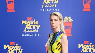 Hunter Schafer arriving at the 2019 MTV Movie & TV Awards. AFP