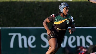 One of the greats of England rugby, Maggie Alphonsi, played for Tribe 7s in the Invitational Open in 2014. “Maggie the Machine” was not the only World Cup-winner on the outside fields that season, either. Steve Thompson, the hooker for the 2003 champions England, played for Gulf Legends in the International Vets. Satish Kumar / The National