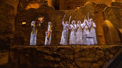 Covering an area the size of two football fields, the Saudi pavilion resembles a giant window opening to the sky. Photo: Expo 2020 Dubai