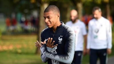 Kylian Mbappe is in red-hot form as he prepares for France's Uefa Nations League game against Germany. AFP