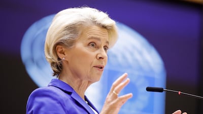 European Commission President Ursula von der Leyen will give the keynote speech at the Manama Dialogue. The Bahrain forum's chief organiser has told The National of its importance in solving regional issues. EPA