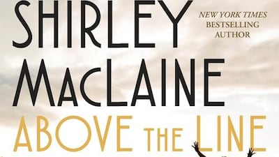 Book cover of Above the Line by Shirley MacLaine. Atria Books via AP