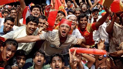 The Indian Premier League Twenty20 competition is played between eight city-based franchises, a concept that has given several thousand cricket fans the chance to follow their local team and, in the process, a new identity. Tom Shaw / Getty Images