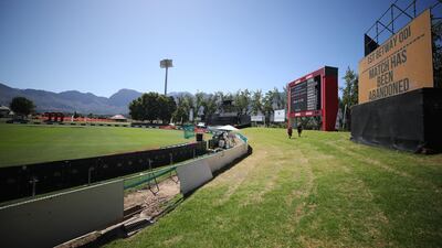 The first ODI between South Africa and England at Boland Park, Paarl, South Africa, has been abandoned. Reuters