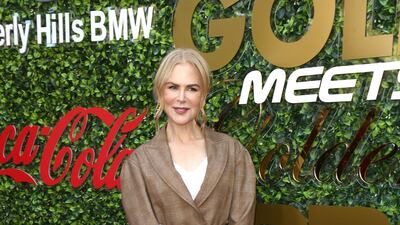 Nicole Kidman attends the 7th Annual Gold Meets Golden event at Virginia Robinson Gardens and Estate in Los Angeles on January 4, 2020. AFP