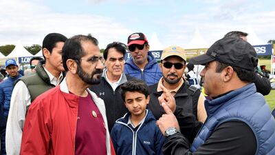 The Vice President and Ruler of Dubai attends the second of the three-day Sheikh Mohammed bin Rashid Al Maktoum Endurance Cup Festival UK Endurance Masters. Wam