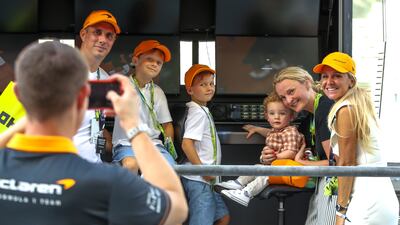 Fans take a photo. Victor Besa / The National